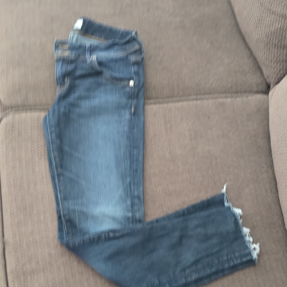 Hudson Jeans Dark Blue Cropped Denim